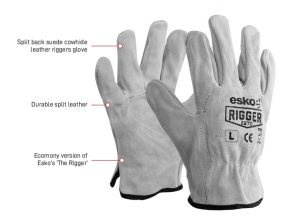 Premium Suede Leather rigger glove - E270