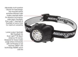 NIGHTSTICK Dual-Light Headlamp