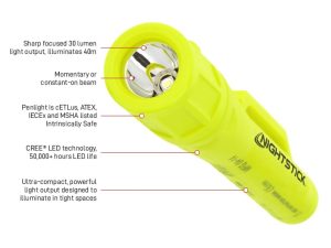 NIGHTSTICK LED Penlight Torch 30 Lumens Yellow