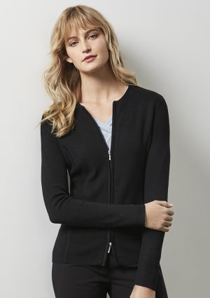Ladies 2 - Way Zip Cardigan LC3505