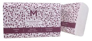 Paper Hygiene - Folded Paper Towels 230mm x 230mm White