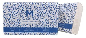 Paper Hygiene - Folded Paper Towels 200mm x 250mm (2400) White