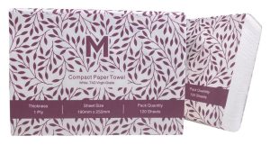 Paper Hygiene - Folded Paper Towels 200mm x 250mm (2400) White
