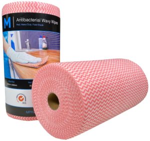 Cleaning Utensils - Dry Wipes 300mm x 500mm Red