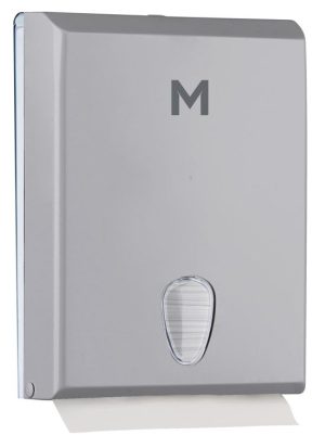 Paper Hygiene - Folded Towel Dispensers 600 Sheet Capacity (1) Silver