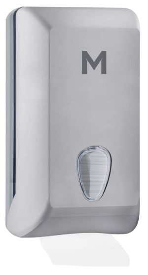Paper Hygiene - Folded Towel Dispensers 400 Sheet Capacity (1) Silver