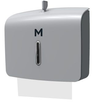 Paper Hygiene - Folded Towel Dispensers 300 Sheet Capacity (1) Silver