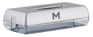 Paper Hygiene - Facial Tissue Dispensers 100 Sheet Capacity Silver