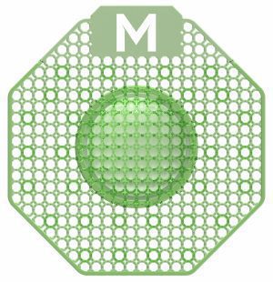 Chemical Hygiene - Urinal Screens Green