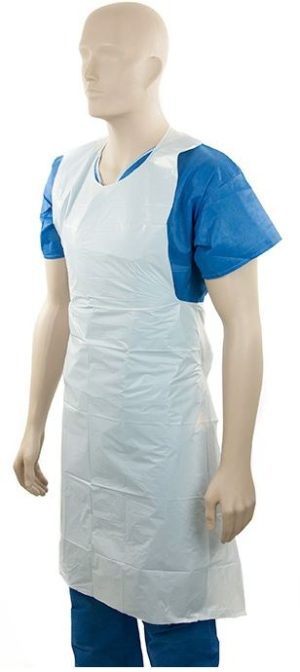 Protective Wear - Plastic Body Protection 800mm x 1250mm x 40mu (400) White