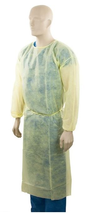Protective Wear - Coats & Gowns 1200mm x 1400mm Yellow