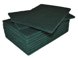 Cleaning Utensils - Scourers 150mm x 200mm x 8mm (80) Green