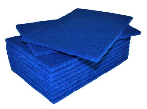 Cleaning Utensils - Scourers 150mm x 200mm x 8mm (80) Blue