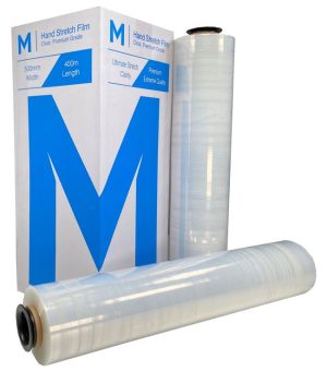 Stretch Film - Hand Stretch Film 500mm x 500m x 12mu (4) Clear