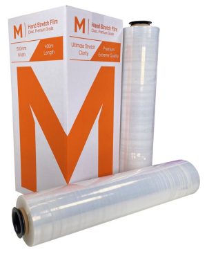 Stretch Film - Hand Stretch Film 500mm x 400m x 15mu (4) Clear