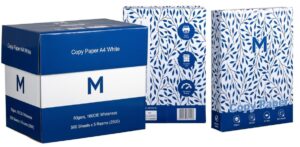 Office Copy Paper A4 - White, 80gsm, 500 Sheets (5) MPH34720