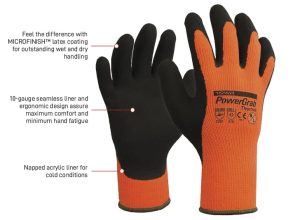 PowerGrab Thermo Thermal Lined Polycotton Glove with MICROFINISH?