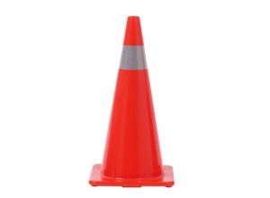 Orange PVC Reflectorised Cone 700mm