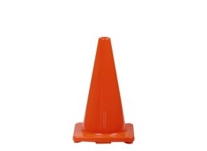 Orange PVC Plain Cone 450mm