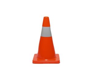 Orange PVC Reflectorised Cone 450mm
