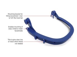 TUFF-NUT Visor Mounting Frame to suit TN1 Hard Hats-TN-SBCF