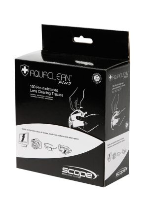 Pre-moistened Lens Cleaning Wipes - 100 Box