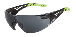 Biosphere Black /Lime Green Temple Smoke Lens