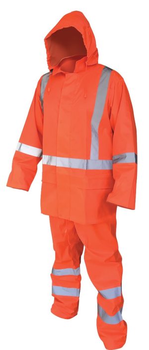 Armour Hi Vis Fluro Orange TTMC-W17 Rainset - 3000g/m2/24hr