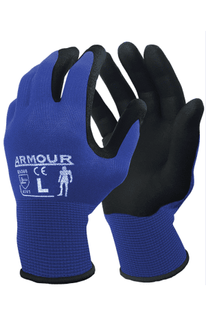 Armour? Blue Foam Nitrile Open Back
