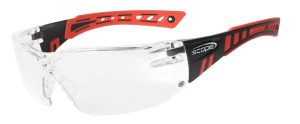 Speed Red/Black Frame Titanium Clear Lens