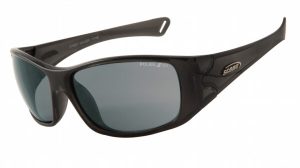 Streetwalker Crystal Black Frame Polarised Lens