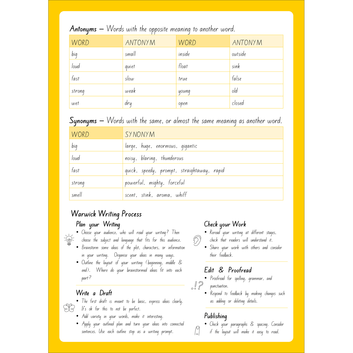 Warwick My Literacy Book 3 9mm Ruled 64 Page