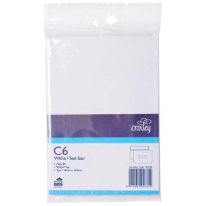 Croxley Envelope C6 Seal Easi Wallet 20 Pack