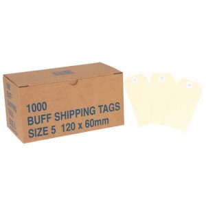 Globe Manilla Tags No.5 120x60mm Box 1000 231975