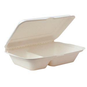 Green Choice Bio 2-Comp Flat Lid Clam Med 1500/206