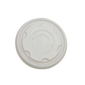 Green Choice CPLA lids 8oz soup bowls WHITE 1500/156
