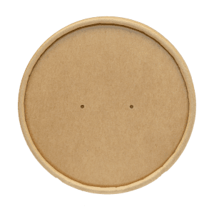 Green Choice Kraft lids to suit 26/32oz soup bowls