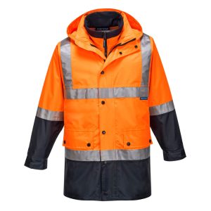 Eyre Day/Night 4-in-1 Jacket - MJ881ONR - Orange/Navy