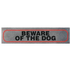 Rosebud Sign Beware Of The Dog