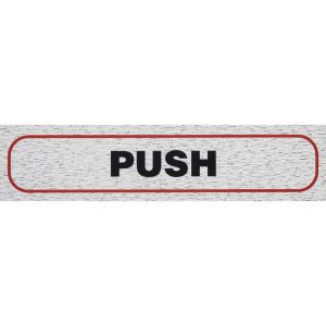 Rosebud Sign Push (Horizontal)