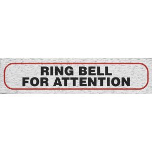 Rosebud Sign Ring Bell For Attention