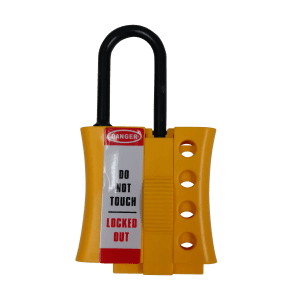 IN2SAFE Nylon Lockout Hasp - 4 Locks - 3mm Shackle