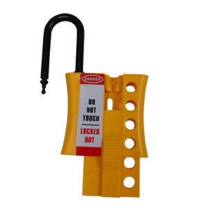 IN2SAFE Nylon Lockout Hasp - 4 Locks - 6mm Shackle