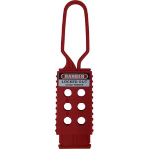 IN2SAFE Nylon Lockout Hasp - 4 Locks - 6mm Shackle