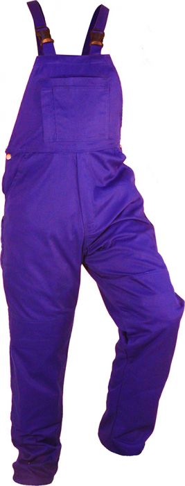 Caution Polycotton Bib Overall - Royal Blue - PCO3030