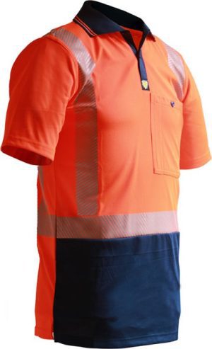 Caution D/N Segmented Tape Micro Fibre Polo - PCP1231